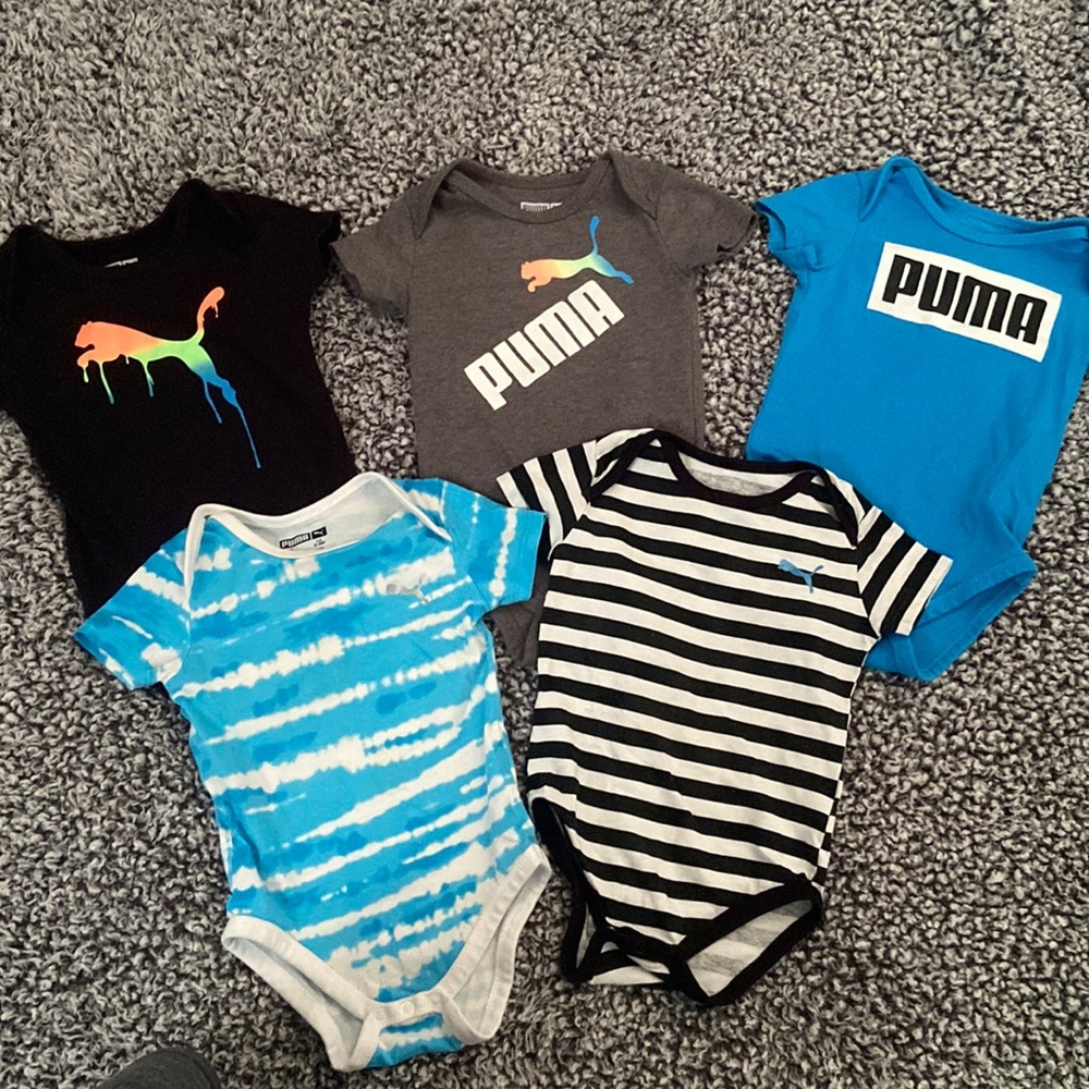Bundle!! Puma Onesies (6-9 months)